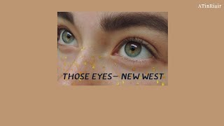 แปลไทย Those eyes  New West [upl. by Nodnol]