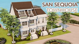 San Sequoia Townhouse 🏙️  The Sims 4 Speed Build [upl. by Morven717]