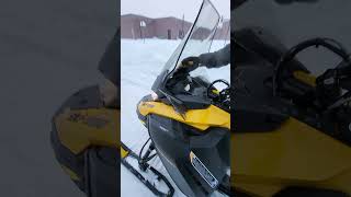 first ride on the new 2023 skidoo expedition sport 600 efi [upl. by Bailar43]