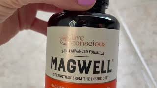 Live Conscious Magwell Magnesium Zinc amp Vitamin D3 Magnesium Glycinate Malate amp Citrate Review [upl. by Viki]