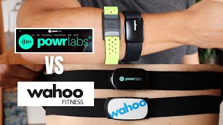 Powr Labs Heart Rate Monitors VS Wahoo Fitness TICKR and TICKR FIT  I tried both [upl. by Metcalf]