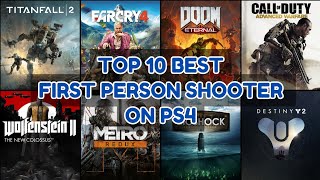 Top 10 Best FPS Games On PS4  2024 [upl. by Nnovahs121]