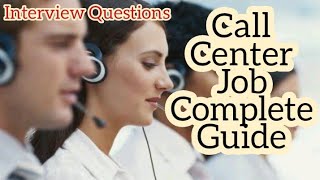 Call Center jobs complete guide in urdu  Hindi Interview Questions [upl. by Nylissej375]