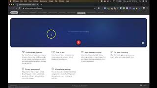 Recording with Online Voice Recorder [upl. by Anuska]