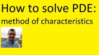 Method of Characteristics How to solve PDE [upl. by Burkhart]