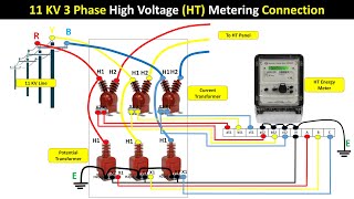 11KV High Voltage HT Metering Connection With CT amp PT [upl. by Allie567]