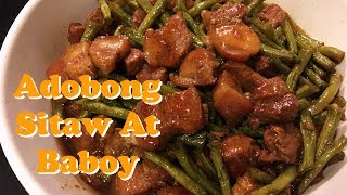 ADOBONG SITAW AT BABOY RECIPE  HOW TO COOK ADOBONG SITAW AT BABOY  Pepperhona’s Kitchen [upl. by Squire332]