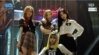 BLACKPINK  붐바야BOOMBAYAH 0814 SBS Inkigayo [upl. by Connors]