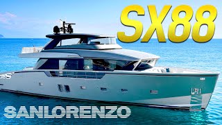 Sanlorenzo SX88 Yacht Interior Walkthrough at Miami International Boat Show 2020 [upl. by Anirb257]