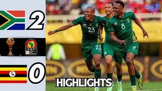 Uganda vs South Africa  AFCON Qualifiers  Highlights  All Goals [upl. by Rakabuba27]