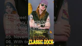 Classic Rock Songs 70s 80s 90s 🔥 GNR Aerosmith Bon Jovi U2 Led Zeppelin Metallica Steelheart [upl. by Clarissa]