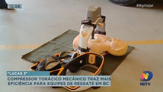 Compressor torácico mecânico traz mais eficiência e agilidade para equipes de resgate [upl. by Sauveur]