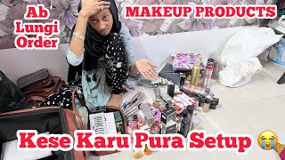 KESE HOGA PURA MAKEUP SETUP🤔  AB LUNGI MAI BHI ORDER😍  SHAFIQUEAASIFAVLOG vlogger [upl. by Gaile]