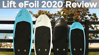 Lift eFoil 2020 Review Electric Flying Surfboard [upl. by Eiraminot]