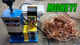 Automatic Wire Stripping Machine  Strip Copper Wire in Seconds [upl. by Matthei839]