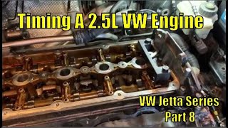 How To Set Timing On A 25L VW Engine  Jetta Series Part 8 [upl. by Rodger]