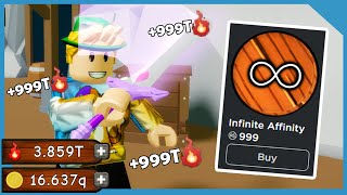 Buying The Infinite Magic Gamepass In Roblox Spellblade Simulator [upl. by Romina365]