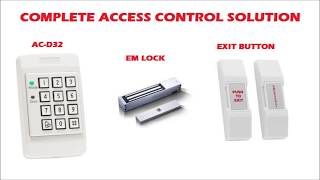 ROSSLARE ACD32 STANDALONE ACCESS CONTROL DETAILS AND INSTALLATION [upl. by Hsirt185]