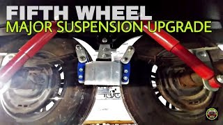 Fifth Wheel Suspension MorRyde SRE 4000 install and Lifted with SafeJack [upl. by Oates]