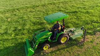 John Deere QuikKnect™ PTO Attachment System [upl. by Hanikas]