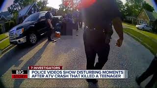 Disturbing police video The moments after ATV crash that killed tasered teen [upl. by Roel846]