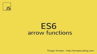 ES6 arrow functions [upl. by Jahdal]