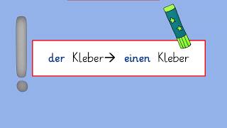 Lernvideo quotUnbestimmter Artikel im Akkusativquot für Deutsch als Zweitsprache [upl. by Atterol704]