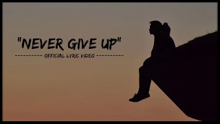 Christian Rap  David Robledo  quotNever Give Upquot  Christian Hip Hop Lyric Video [upl. by Hyo]