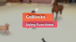 CoBlocks  Using functions [upl. by Eugenia]