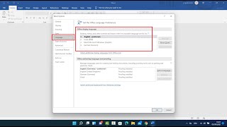 How to Change the Language Settings in Microsoft Word 2019  Changing the Default Language in Word [upl. by Jill]