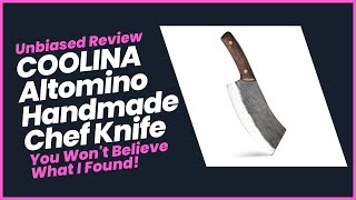 COOLINA Altomino Handmade Chef Knife Review The Ultimate Cutting Power Slice Through Anything [upl. by Whiney]