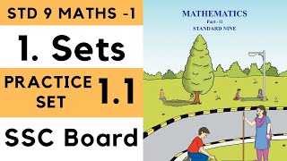 Class 9 Practice Set 11 Sets Chapter 1 9th Maths 1  Std 9  Algebra New Syllabus  Maharashtra [upl. by Pinebrook]