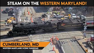 Cumberland Maryland USA  Virtual Railfan LIVE [upl. by Lurette922]