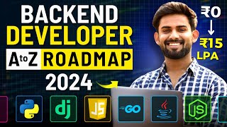 Best Roadmap for BACKEND DEVELOPER 2024  Fastest Way to Learn Backend Development amp Get a Job [upl. by Udell]