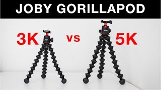 JOBY Gorillapod  3K vs 5K Kit  COMPARISON [upl. by Aiekahs]