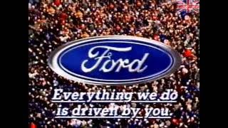 Ford  Advert  Everything We Do Is Driven by You  1991 [upl. by Ybba381]