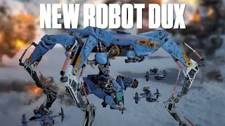 War Robots New Robot Dux  New Weapons Smite amp Discipline Test Server Gameplay [upl. by Clareta]