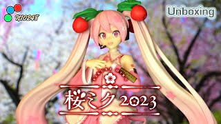 Unboxing of Sakura Miku 2023 Luminasta Figure by Sega [upl. by Lashoh835]