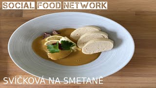 How to make SVÍČKOVÁ NA SMETANĚ  Social Food Network [upl. by Babara423]