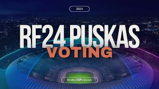 Roblox RF24 Puskas Voting [upl. by Eiger]