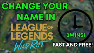 How to change name in Wild Rift [upl. by Aneloj]