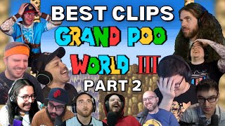 The BEST Clips of Grand Poo World 3  Part 2  Streamers Play BarbarousKings SMW hack [upl. by Thatcher86]