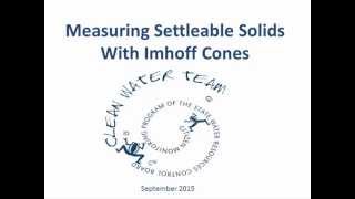 Measuring Settleable Solids with Imhoff Cones [upl. by Telracs86]