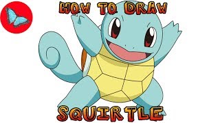 How To Draw Pokemon  Squirtle  Drawing Animals [upl. by Odessa]