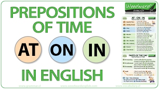 AT ON IN  Prepositions of Time in English [upl. by Nilekcaj]