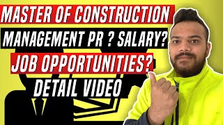 Master of construction management in Australiapay Pr  requirements details video [upl. by Eldoria]