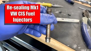 Removing and Resealing Mk1 VW CIS Fuel Injectors [upl. by Einhpets755]