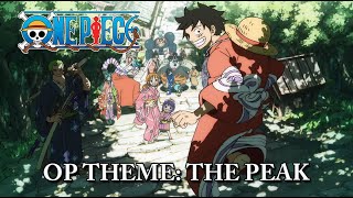 One Piece  Opening 25 Full  quotThe Peakquot by SEKAI NO OWARI Lyrics [upl. by Yrneh]