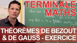 Théorèmes de Bezout amp de Gauss  Ex 1  MATHS  TS Spé Maths  Les Bons Profs [upl. by Ayikaz]