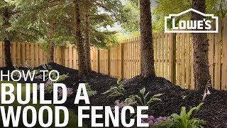 How to Build a Wood Fence [upl. by Luedtke]